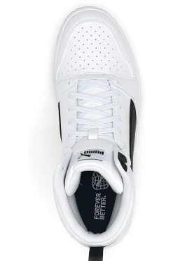 Sneakers Bianche e Nere Mid-Cut Puma Rebound V6