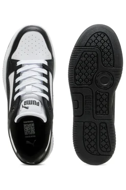 Sneakers bianche e nere platform Puma Rebound Femme Low