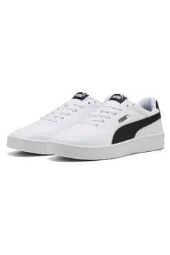 Sneakers Bianche e Nere Puma Court Classic Clean