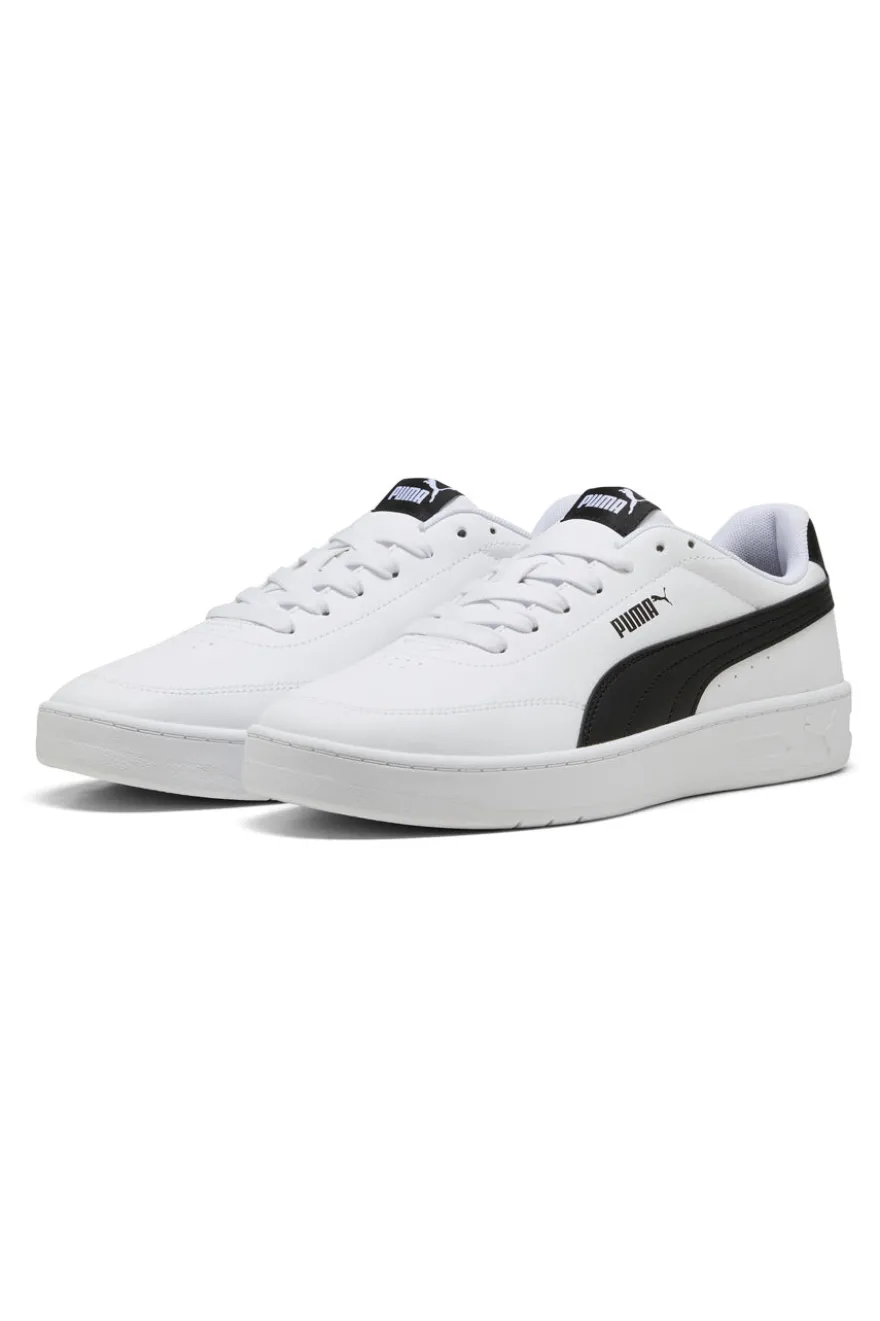 Sneakers Bianche e Nere Puma Court Classic Clean