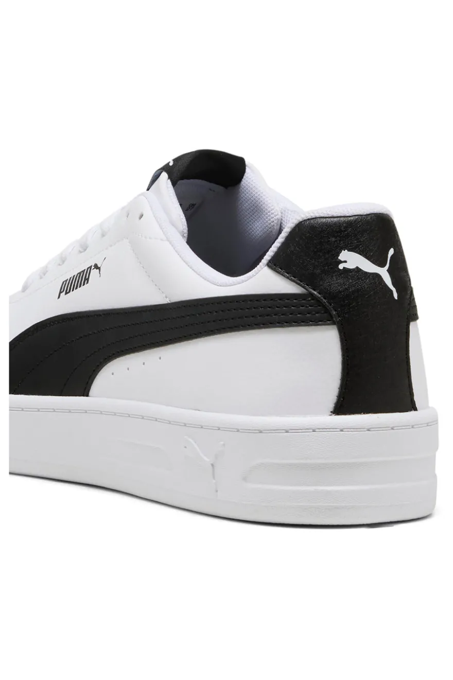 Sneakers Bianche e Nere Puma Court Classic Clean