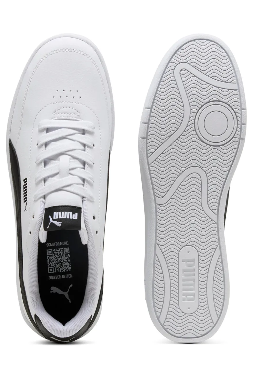 Sneakers Bianche e Nere Puma Court Classic Clean
