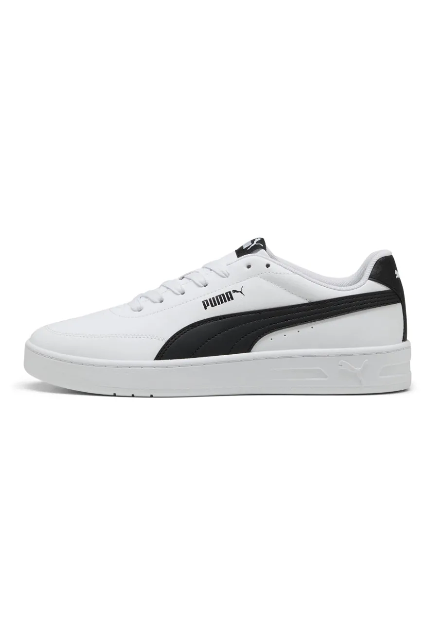 Sneakers Bianche e Nere Puma Court Classic Clean