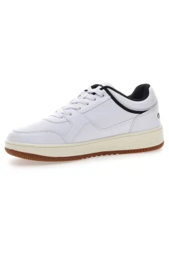 Sneakers Bianche e Nero con Suola in Gomma CHAMPION RD18 LOW