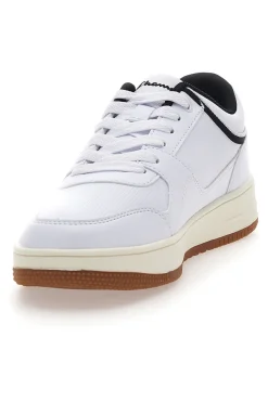 Sneakers Bianche e Nero con Suola in Gomma CHAMPION RD18 LOW