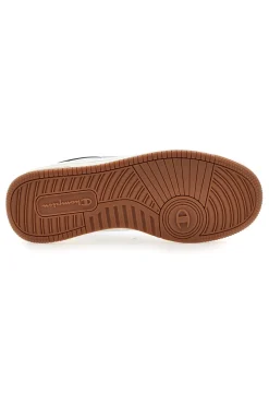 Sneakers Bianche e Nero con Suola in Gomma CHAMPION RD18 LOW