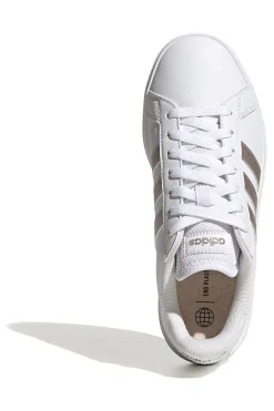 Sneakers Bianche e Oro Grand Court 2 Lifestyle Court