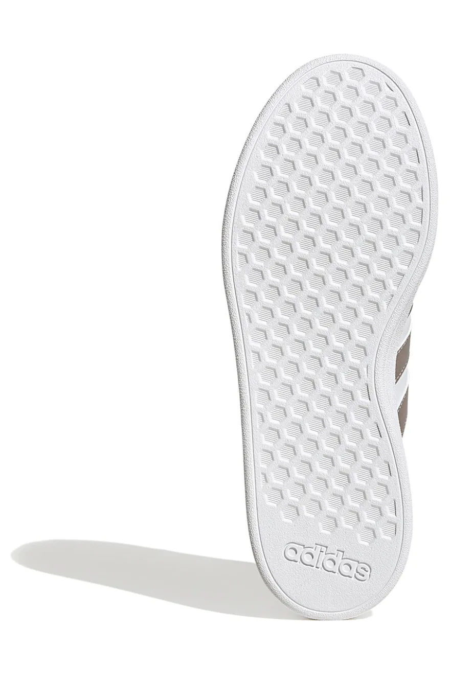 Sneakers Bianche e Oro Grand Court 2 Lifestyle Court