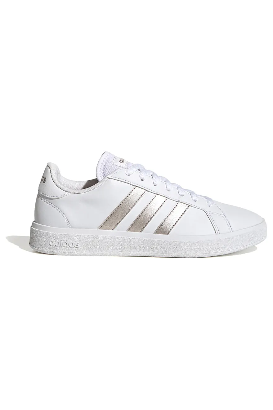 Sneakers Bianche e Oro Grand Court 2 Lifestyle Court