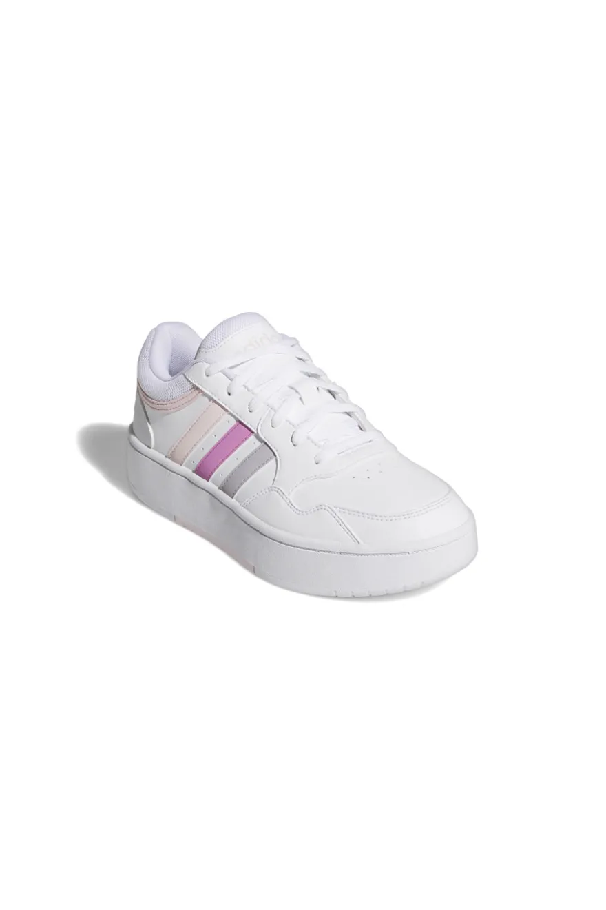 Sneakers Bianche e Rosa Adidas Hoops 3 Bold W