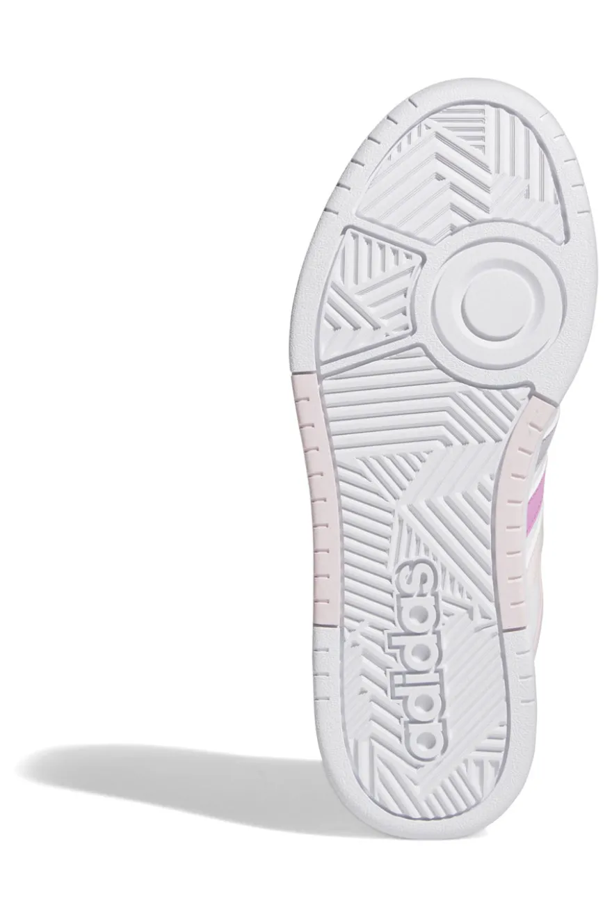 Sneakers Bianche e Rosa Adidas Hoops 3 Bold W