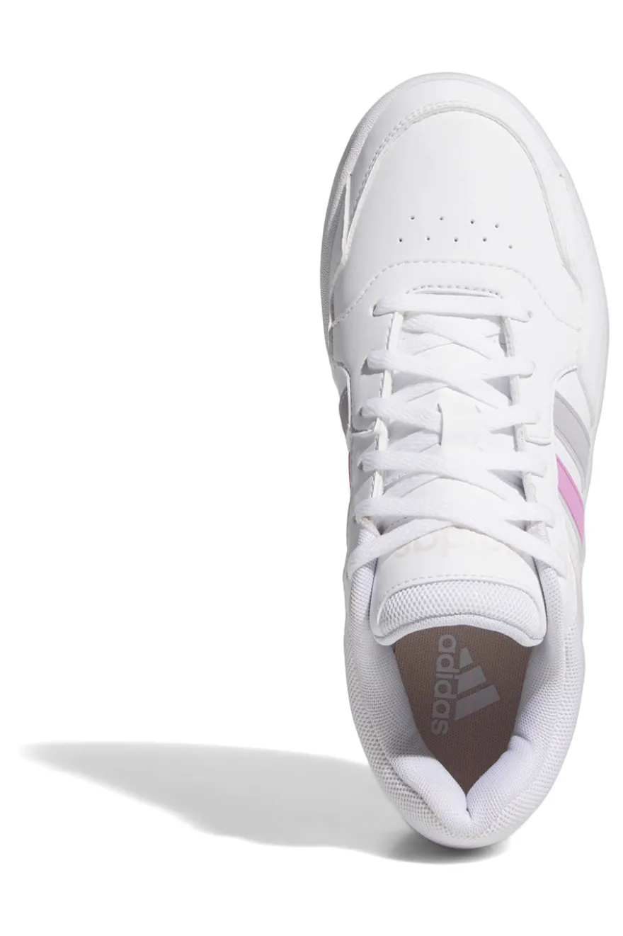 Sneakers Bianche e Rosa Adidas Hoops 3 Bold W