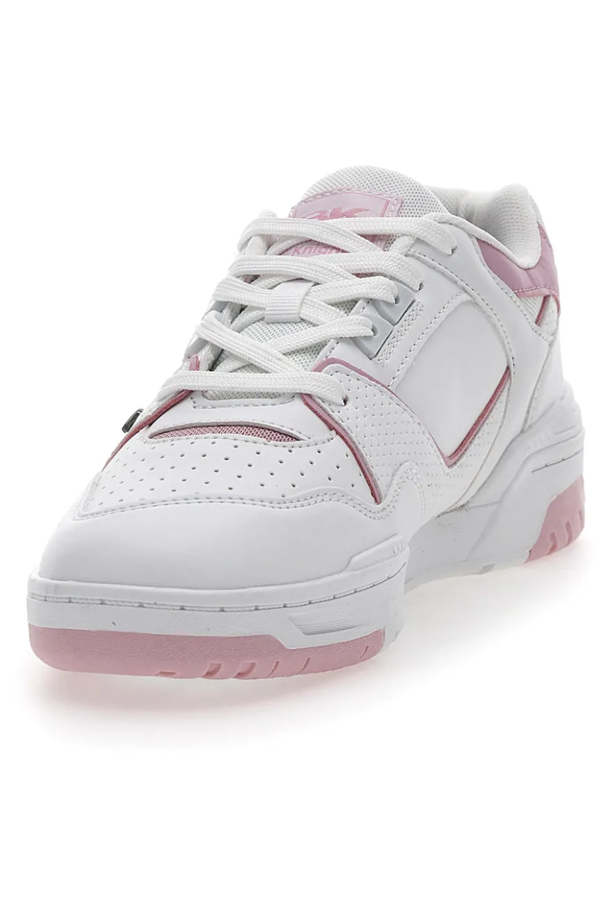 Sneakers Bianche e Rosa British Knights Vendon