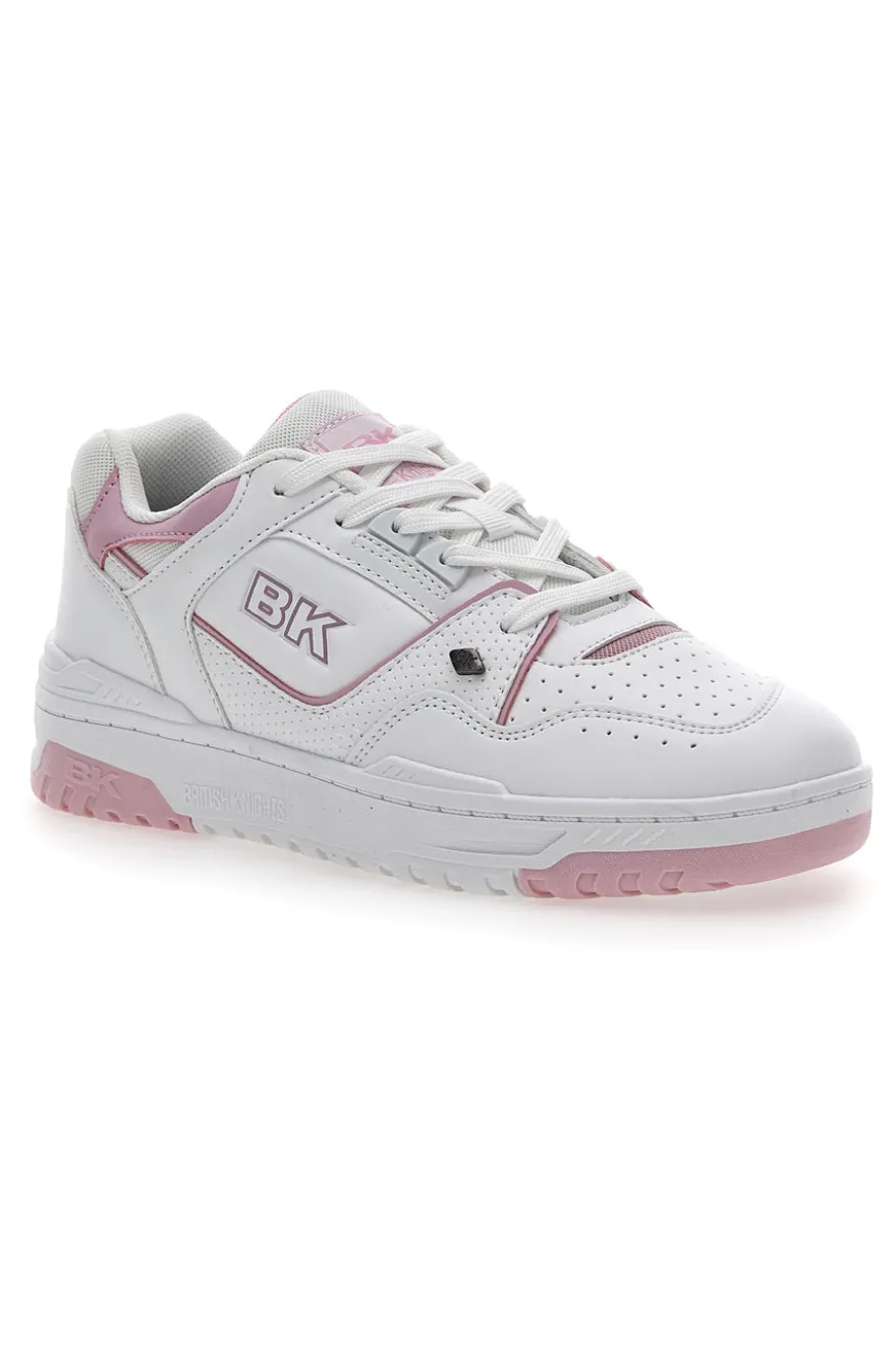 Sneakers Bianche e Rosa British Knights Vendon