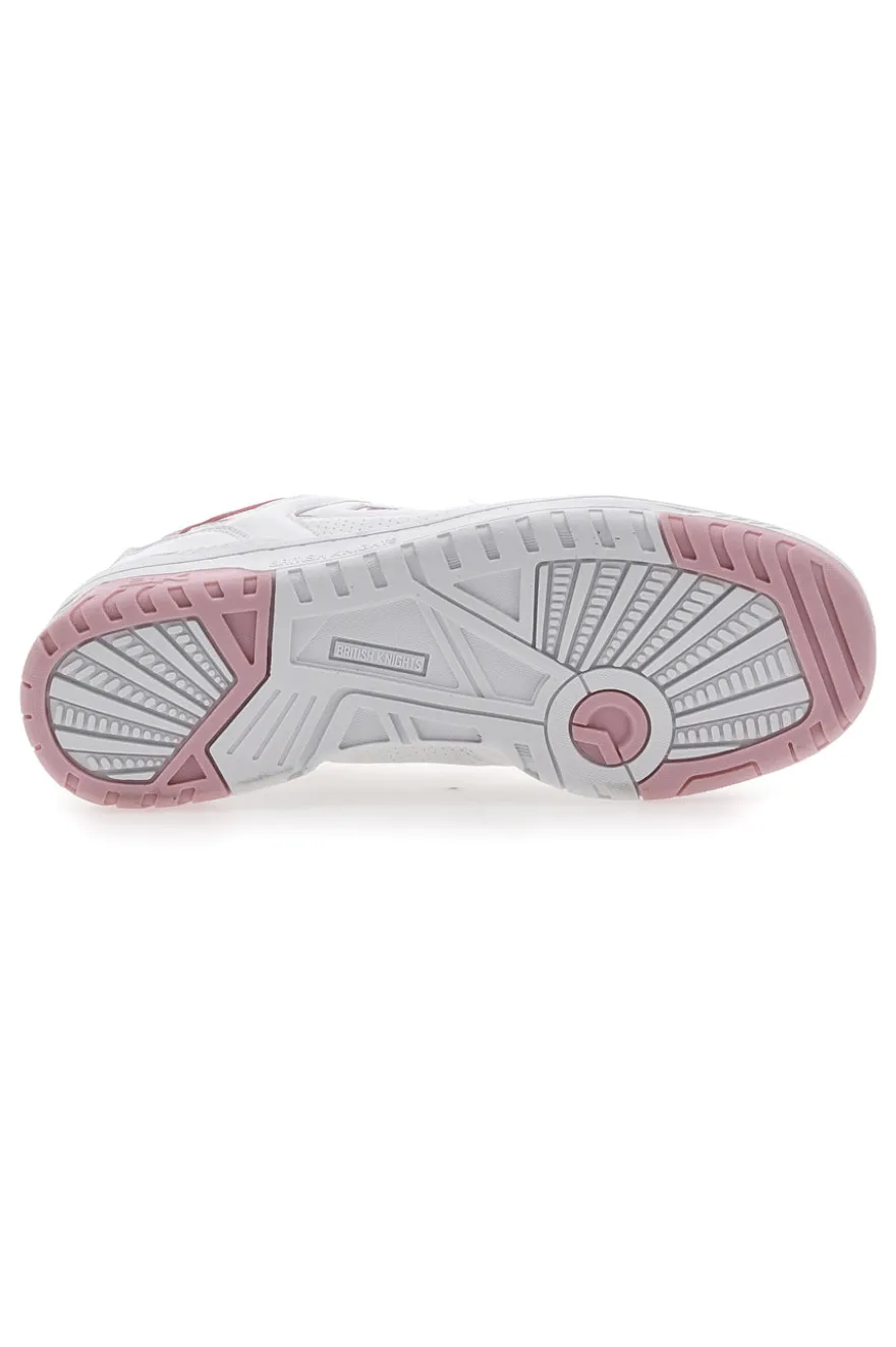 Sneakers Bianche e Rosa British Knights Vendon