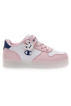 Sneakers Bianche e Rosa Con Luci Champion GLW G TD