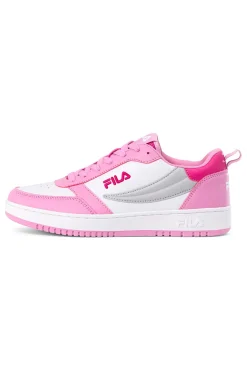 Sneakers Bianche e Rosa con tomaia traforata FILA REGA NF TEENS