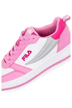 Sneakers Bianche e Rosa con tomaia traforata FILA REGA NF TEENS