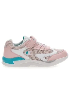 Sneakers Bianche e Rosa Champion Low Cut Shoe Fast R.G GS