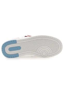 Sneakers Bianche e Rosa con Tomaia Traforata e Velcro LEVI'S 3004