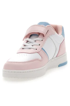 Sneakers Bianche e Rosa con Tomaia Traforata e Velcro LEVI'S 3004