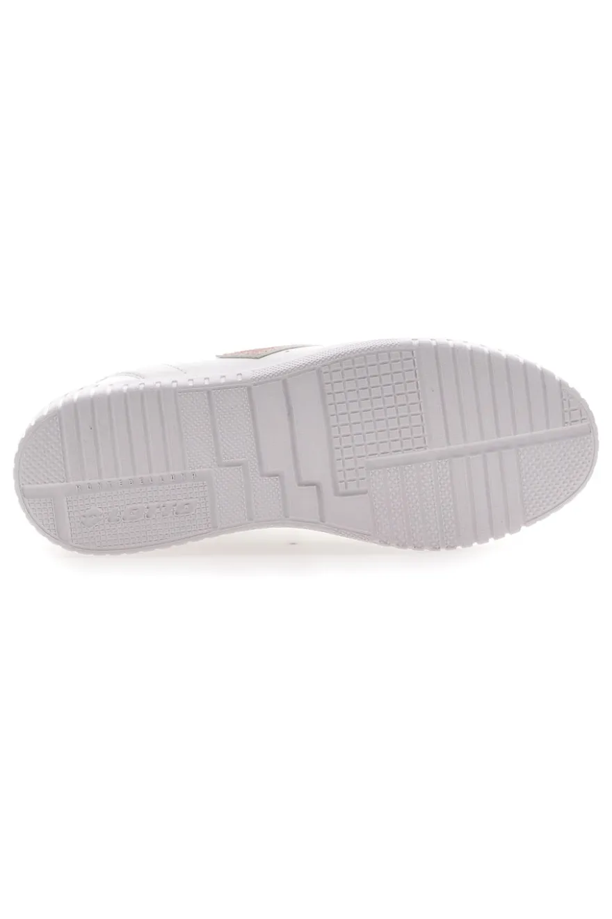 Sneakers Bianche e Rosa con Glitter Lotto Venus 1 AMF III GLI W