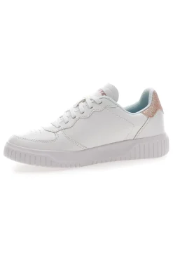 Sneakers Bianche e Rosa con Glitter Lotto Venus 1 AMF III GLI W