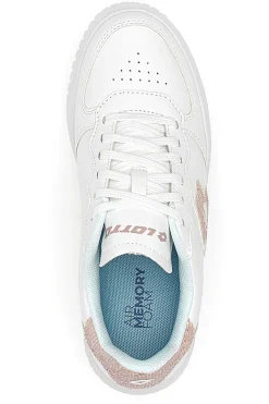 Sneakers Bianche e Rosa con Glitter Lotto Venus 1 AMF III GLI W