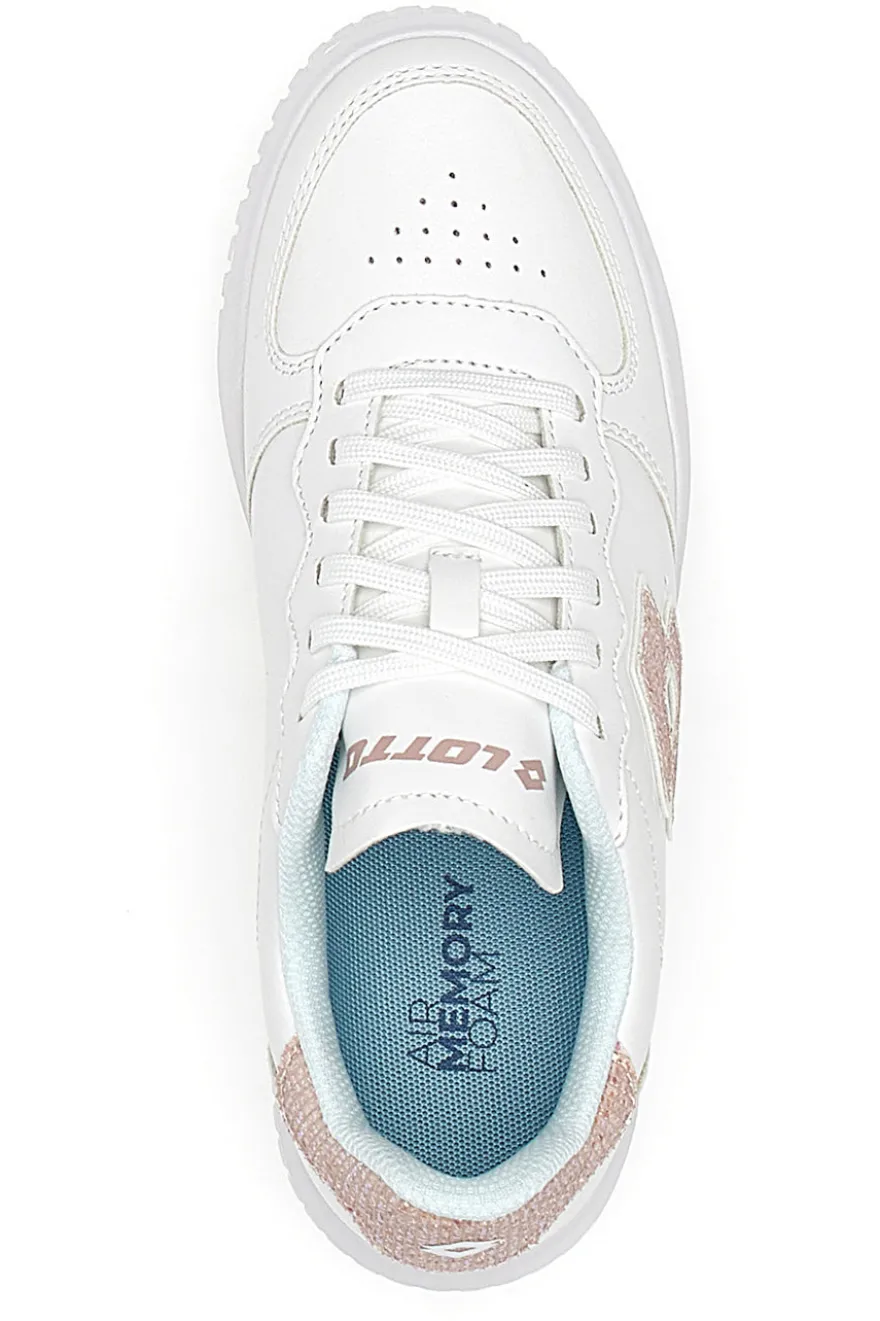 Sneakers Bianche e Rosa con Glitter Lotto Venus 1 AMF III GLI W