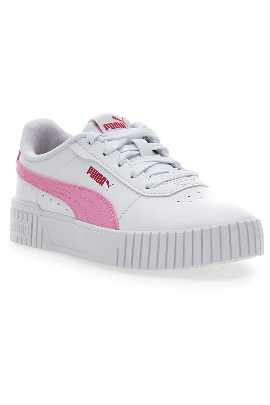 Sneakers Bianche e Rosa Con Lacci Puma Carina 2 Ps