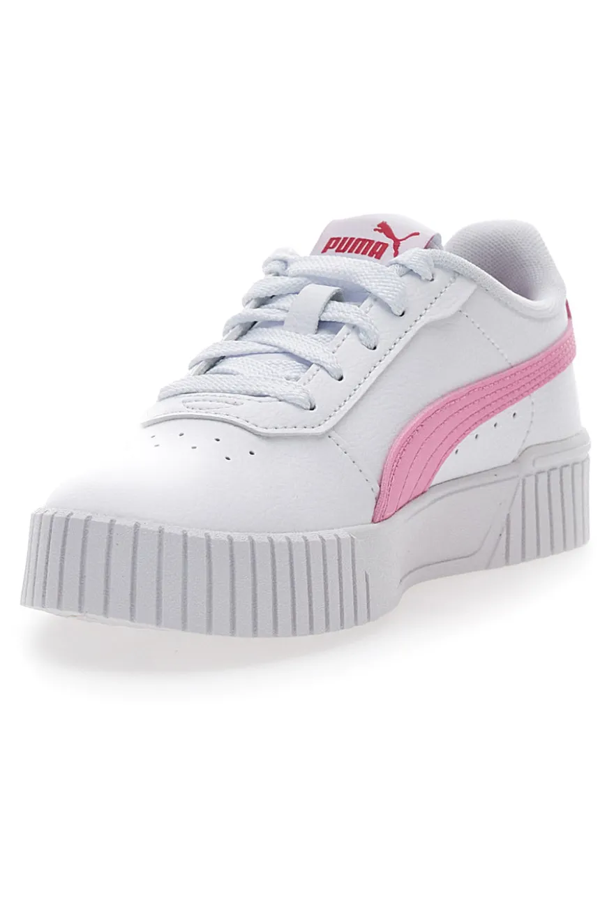 Sneakers Bianche e Rosa Con Lacci Puma Carina 2 Ps