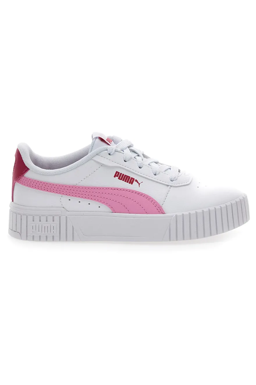 Sneakers Bianche e Rosa Con Lacci Puma Carina 2 Ps
