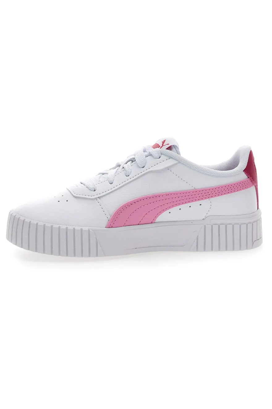 Sneakers Bianche e Rosa Con Lacci Puma Carina 2 Ps