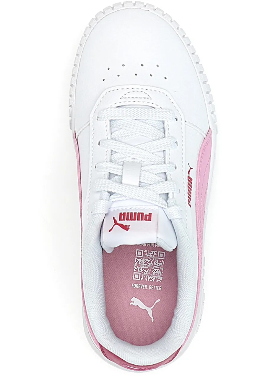 Sneakers Bianche e Rosa Con Lacci Puma Carina 2 Ps