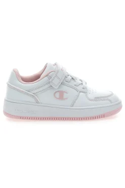 Sneakers Bianche e Rosa Champion RD18 2 Low G Ps
