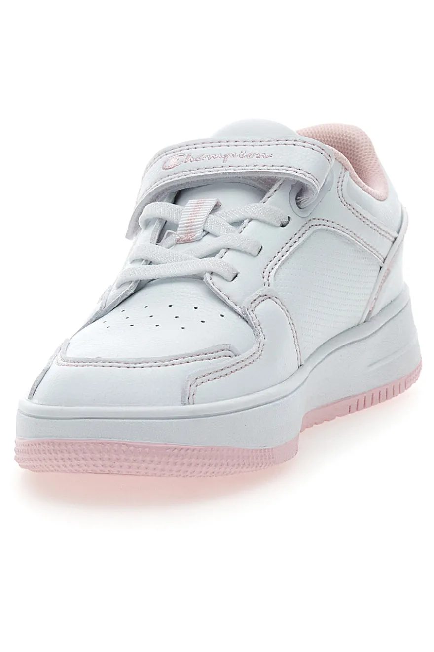 Sneakers Bianche e Rosa Champion RD18 2 Low G Ps