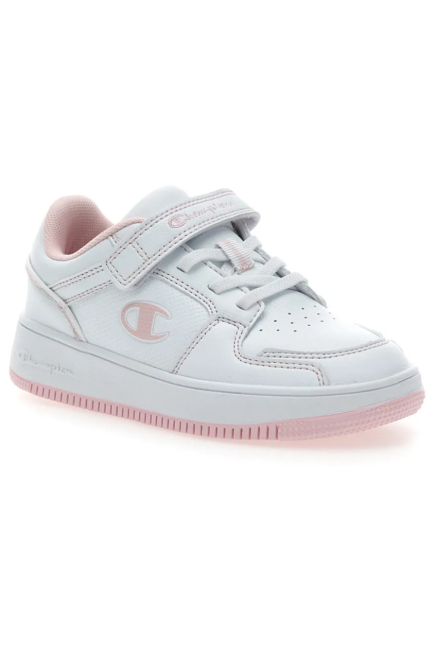 Sneakers Bianche e Rosa Champion RD18 2 Low G Ps