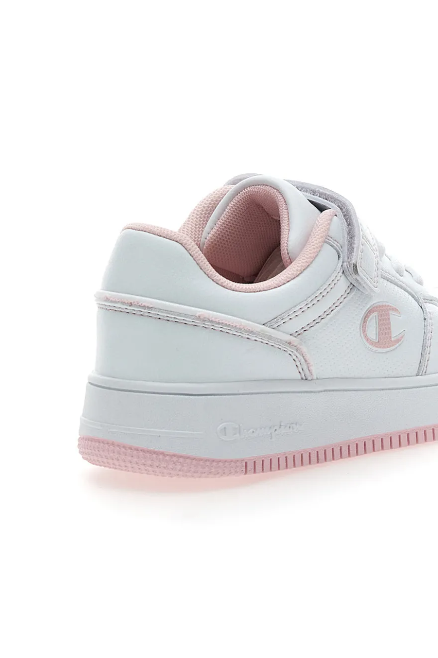 Sneakers Bianche e Rosa Champion RD18 2 Low G Ps