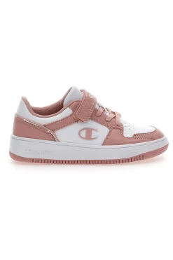 Sneakers Bianche e Rosa Champion Rebound 2 Low G Ps