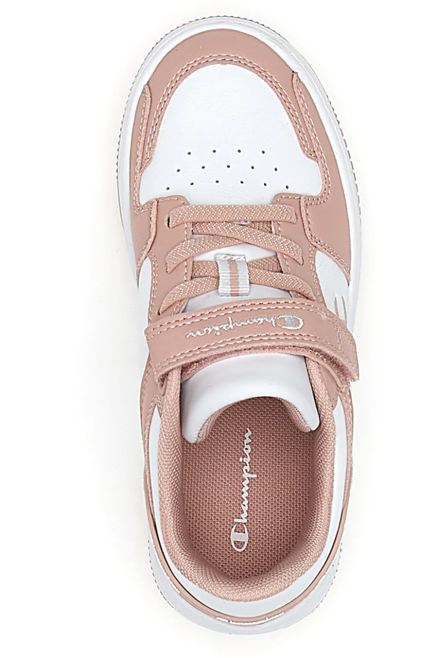 Sneakers Bianche e Rosa Champion Rebound 2 Low G Ps