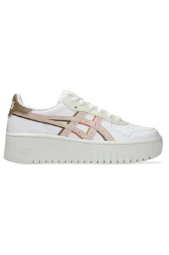 Sneakers Bianche e Rosa Con Platform Asics Japan S