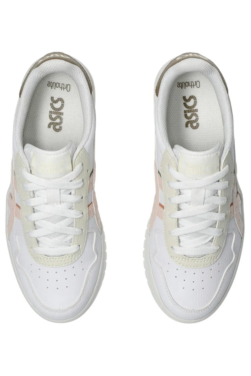 Sneakers Bianche e Rosa Con Platform Asics Japan S