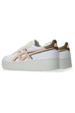 Sneakers Bianche e Rosa Con Platform Asics Japan S