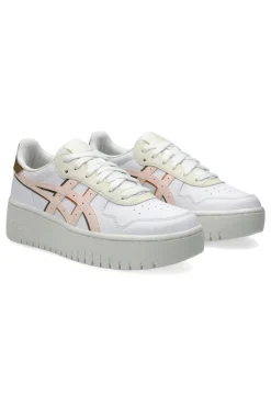 Sneakers Bianche e Rosa Con Platform Asics Japan S