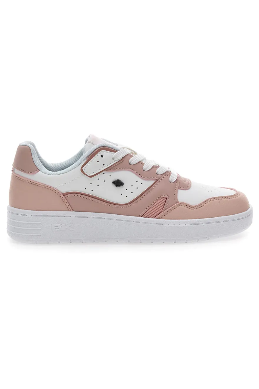 Sneakers Bianche e Rosa con Lacci British Knights 53360303