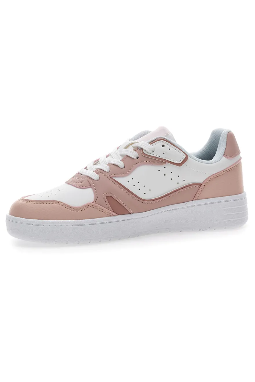 Sneakers Bianche e Rosa con Lacci British Knights 53360303