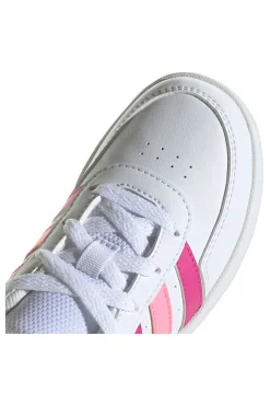 Sneakers bianche e rosa con lacci ADIDAS Breaknet 2.0 K