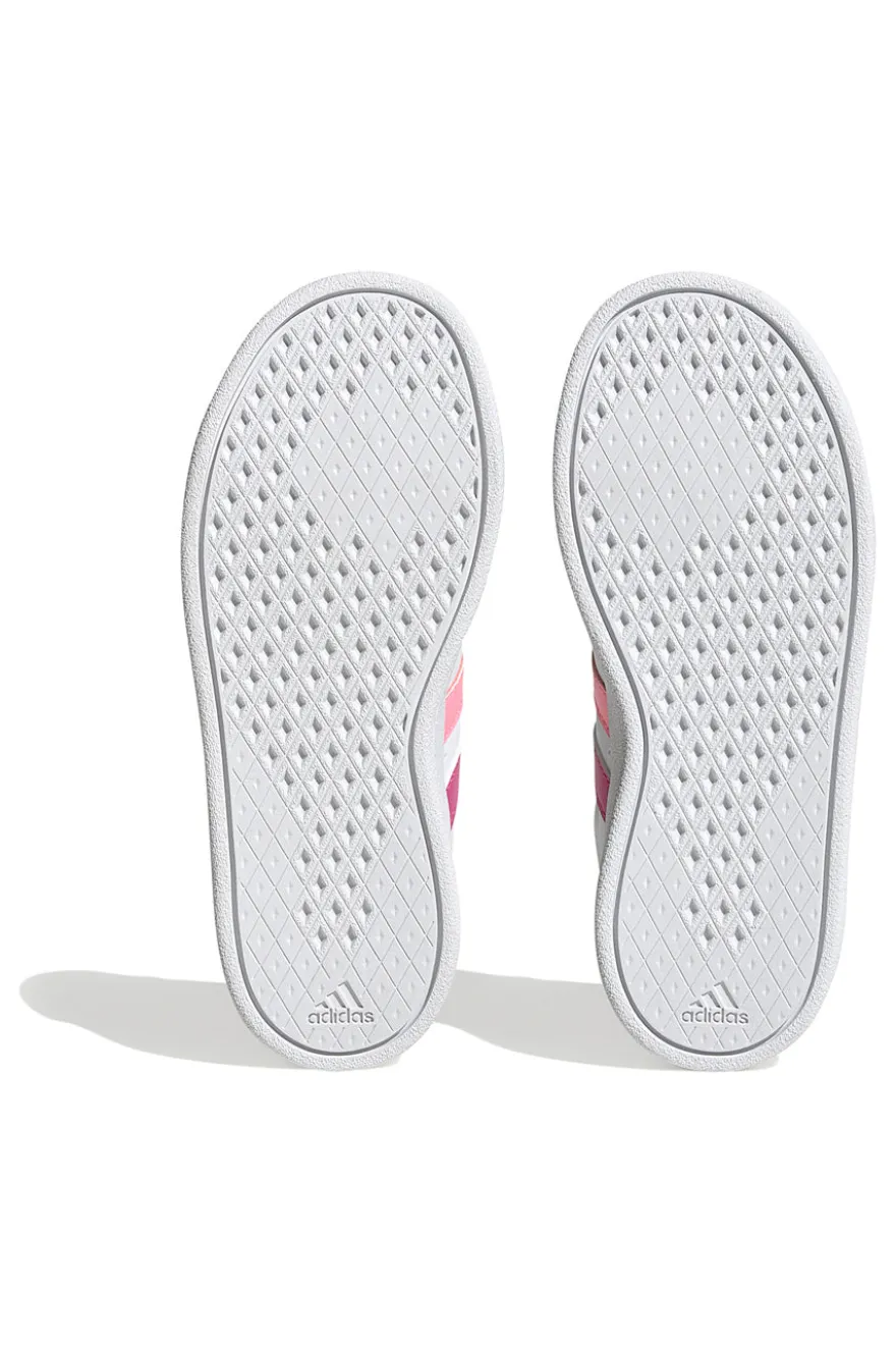 Sneakers bianche e rosa con lacci ADIDAS Breaknet 2.0 K