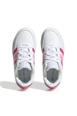 Sneakers bianche e rosa con lacci ADIDAS Breaknet 2.0 K
