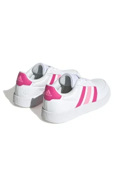 Sneakers bianche e rosa con lacci ADIDAS Breaknet 2.0 K